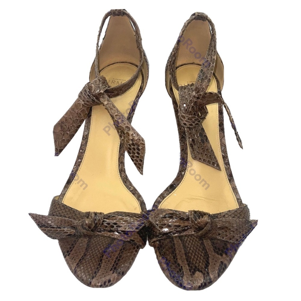 Alexandre Birman Clarita Python Heels 40 - Picture 3 of 6